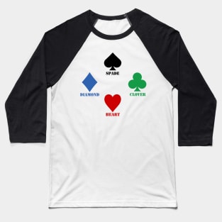 card suit Baseball T-Shirt